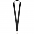 Impey Lanyard mit praktischem Haken, Durchgehend schwarz