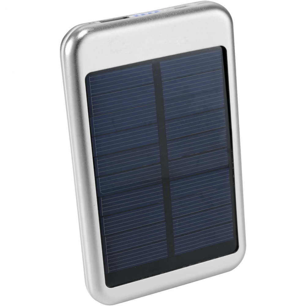 Logotrade Logogeschenke das Foto: Bask 4000 mAh Solar Powerbank