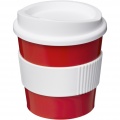 Americano® Primo 250 ml Becher mit Schutzring, Rot / Weiß