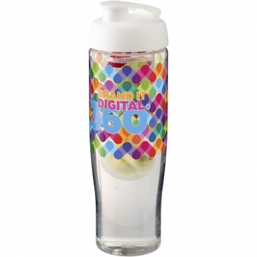 Logotrade Firmengeschenke das Foto: H2O Active® Tempo 700 ml Sportflasche mit Klappdeckel und Infusor