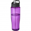 H2O Active® Tempo 700 ml Sportflasche mit Ausgussdeckel, Lila / Tiefschwarz