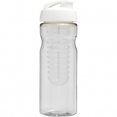 Logotrade Werbeartikel das Foto: H2O Active® Base 650 ml Sportflasche mit Klappdeckel und Infusor