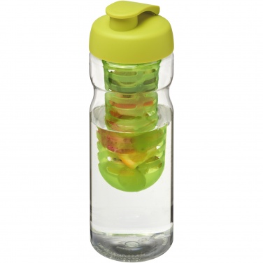 Logotrade werbemittel das Foto: H2O Active® Base 650 ml Sportflasche mit Klappdeckel und Infusor