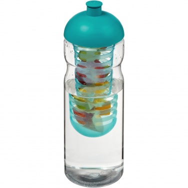 Logotrade Firmengeschenke das Foto: H2O Active® Base 650 ml Sportflasche mit Stülpdeckel und Infusor