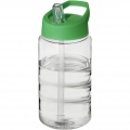 H2O Active® Bop 500 ml Sportflasche mit Ausgussdeckel, Transparent / Grün