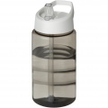 H2O Active® Bop 500 ml Sportflasche mit Ausgussdeckel, Anthrazit / Weiß