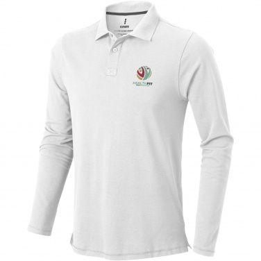 Logotrade Logogeschenke das Foto: Oakville Langarm Poloshirt für Herren