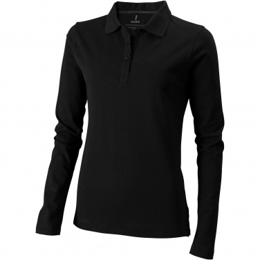 Logotrade Werbeartikel das Foto: Oakville Langarm Poloshirt für Damen