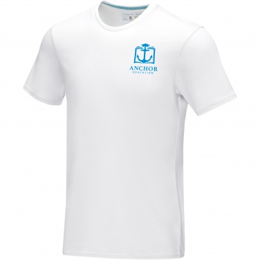 Logotrade Logogeschenke das Foto: Azurite T-Shirt aus Bio-Baumwolle für Herren