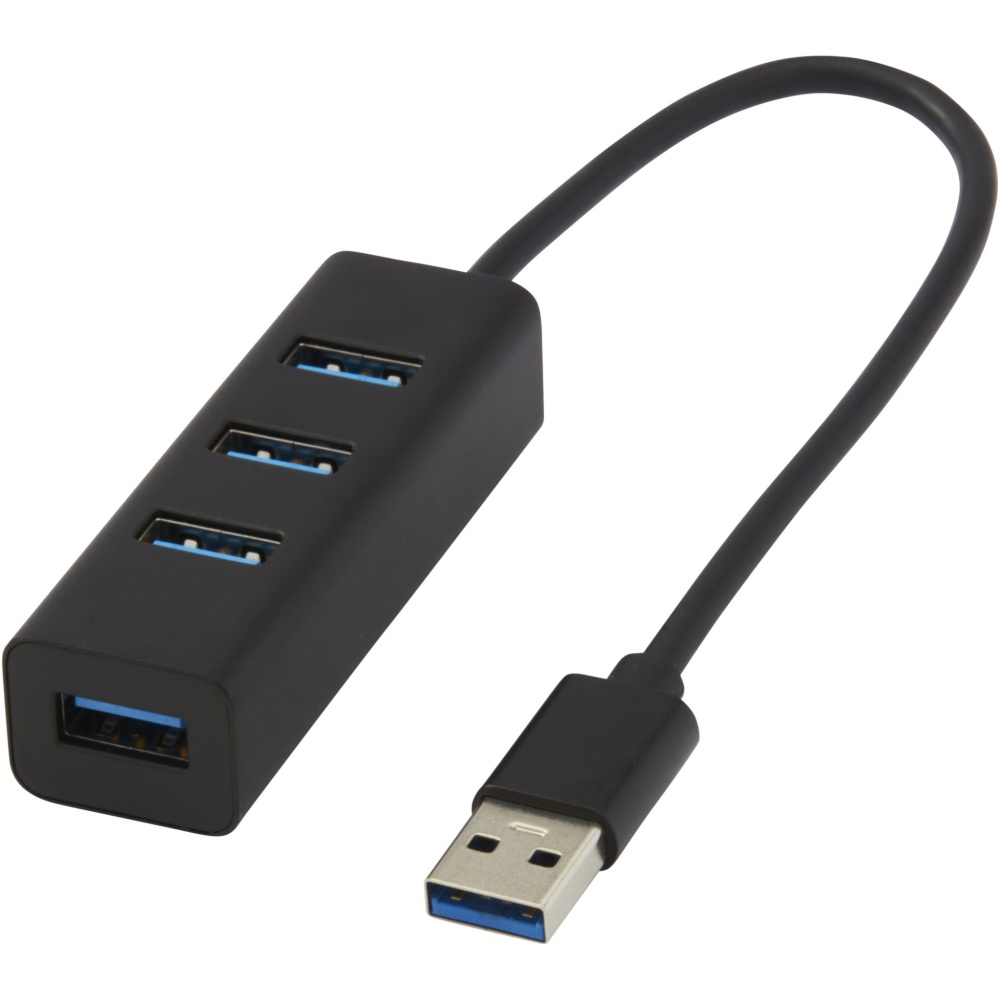 Logotrade Werbeartikel das Foto: ADAPT USB 3.0-Hub aus Aluminium