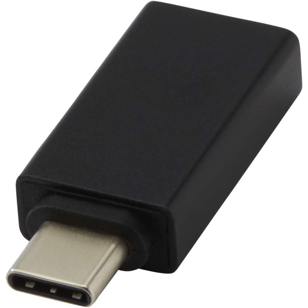 Logotrade Geschäftsgeschenke das Foto: ADAPT USB C auf USB A 3.0 Adapter aus Aluminium