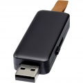 Gleam 4 GB USB-Stick mit Leuchtfunktion, Durchgehend schwarz