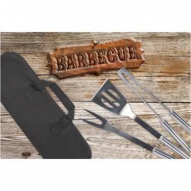 Logotrade Werbegeschenke das Foto: Barcabo 3-teiliges Grillset