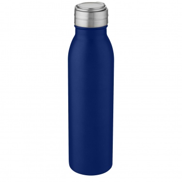 Logotrade Werbegeschenke das Foto: Harper 700 ml Sportflasche aus Edelstahl mit Metallschlaufe