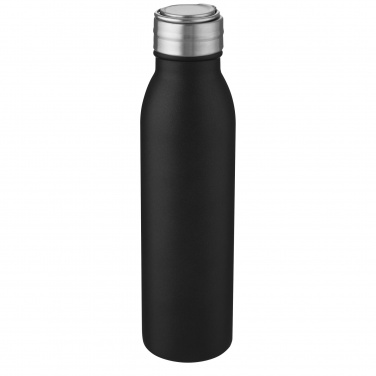 Logotrade Logogeschenke das Foto: Harper 700 ml Sportflasche aus Edelstahl mit Metallschlaufe