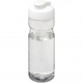 H2O Active® Base Tritan™ 650 ml Sportflasche mit Klappdeckel, Transparent klar / Weiß