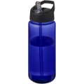 H2O Active® Octave Tritan™ 600 ml Sportflasche mit Ausgussdeckel, Blau / Tiefschwarz