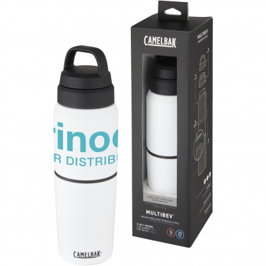 Logotrade Werbegeschenke das Foto: CamelBak®  500 ml vakuumisolierte Edelstahlflasche und 350 ml Becher