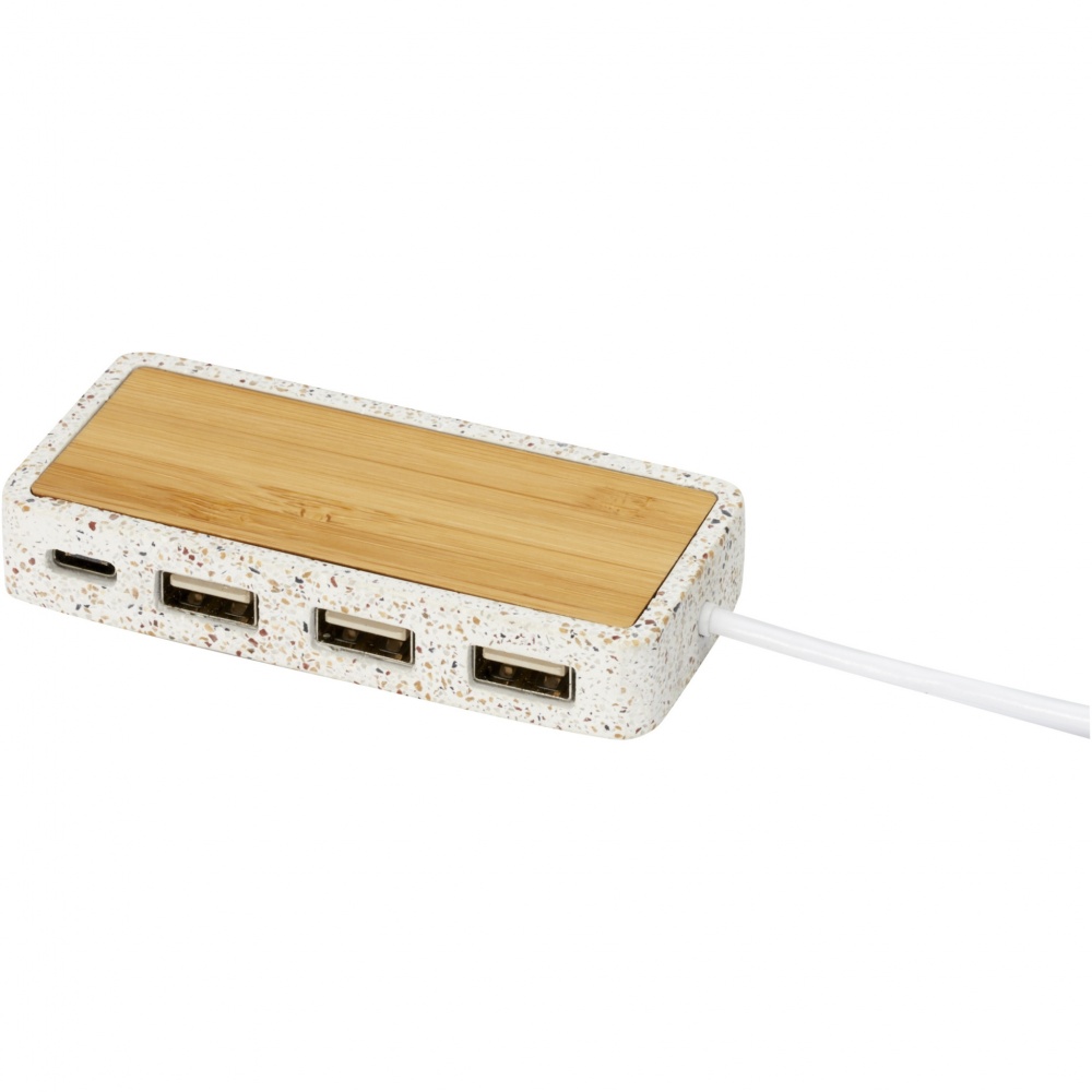 Logotrade Werbeartikel das Foto: Terrazzo USB 2.0 Hub