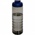 H2O Active® Eco Treble 750 ml Sportflasche mit Stülpdeckel, Anthrazit / Blau