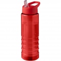 H2O Active® Eco Treble 750 ml Sportflasche mit Stülpdeckel , Rot / Rot