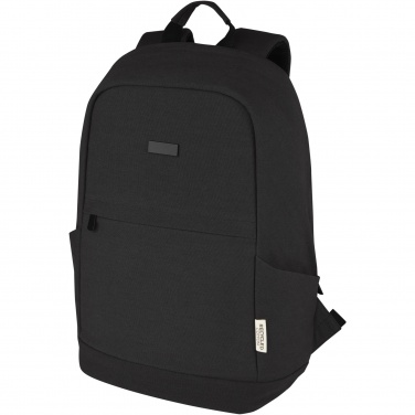 Logotrade Geschäftsgeschenke das Foto: Joey 15,6 Zoll Anti-Diebstahl Laptop Rucksack 18 L aus GRS-recyceltem Canvas