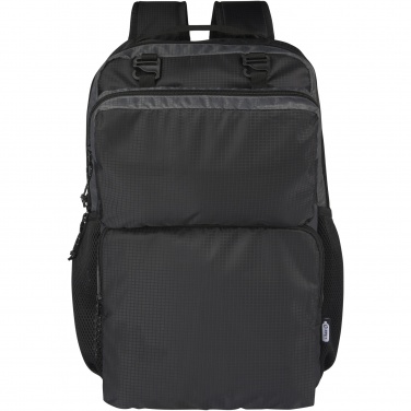 Logotrade Firmengeschenke das Foto: Trailhead 15" GRS recycelter zweifarbiger Laptop-Rucksack 14 L