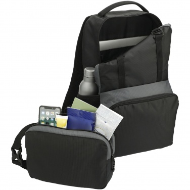 Logotrade Logogeschenke das Foto: Trailhead 15" GRS recycelter zweifarbiger Laptop-Rucksack 14 L