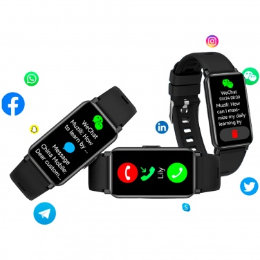 Logotrade werbemittel das Foto: Prixton AT806 Multisport-Smartband mit GPS