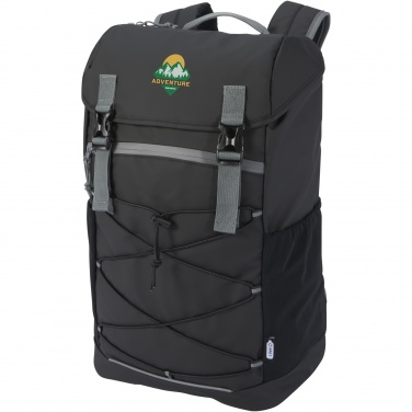 Logotrade Firmengeschenke das Foto: Aqua 15,6" GRS recycelter wasserabweisender Laptop-Rucksack 23 L