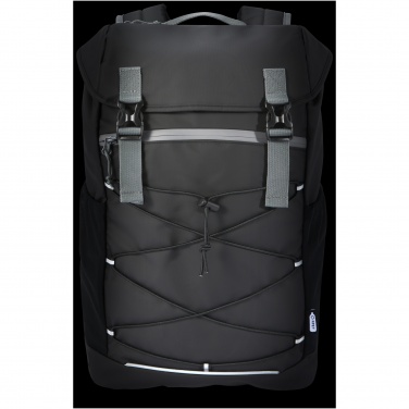 Logotrade Werbeartikel das Foto: Aqua 15,6" GRS recycelter wasserabweisender Laptop-Rucksack 23 L