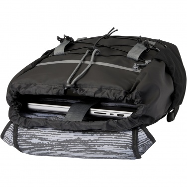 Logotrade Werbegeschenke das Foto: Aqua 15,6" GRS recycelter wasserabweisender Laptop-Rucksack 23 L