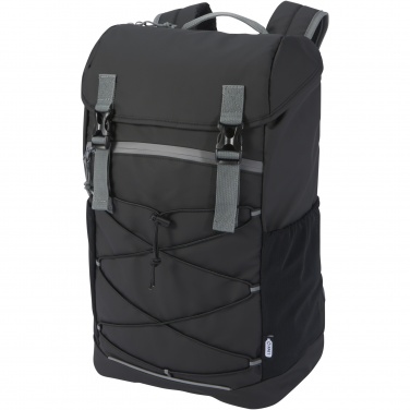 Logotrade Werbeartikel das Foto: Aqua 15,6" GRS recycelter wasserabweisender Laptop-Rucksack 23 L