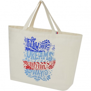 Logotrade Werbegeschenke das Foto: Cannes 200 g/m² Shopper Tragetasche aus recyceltem Material 10L