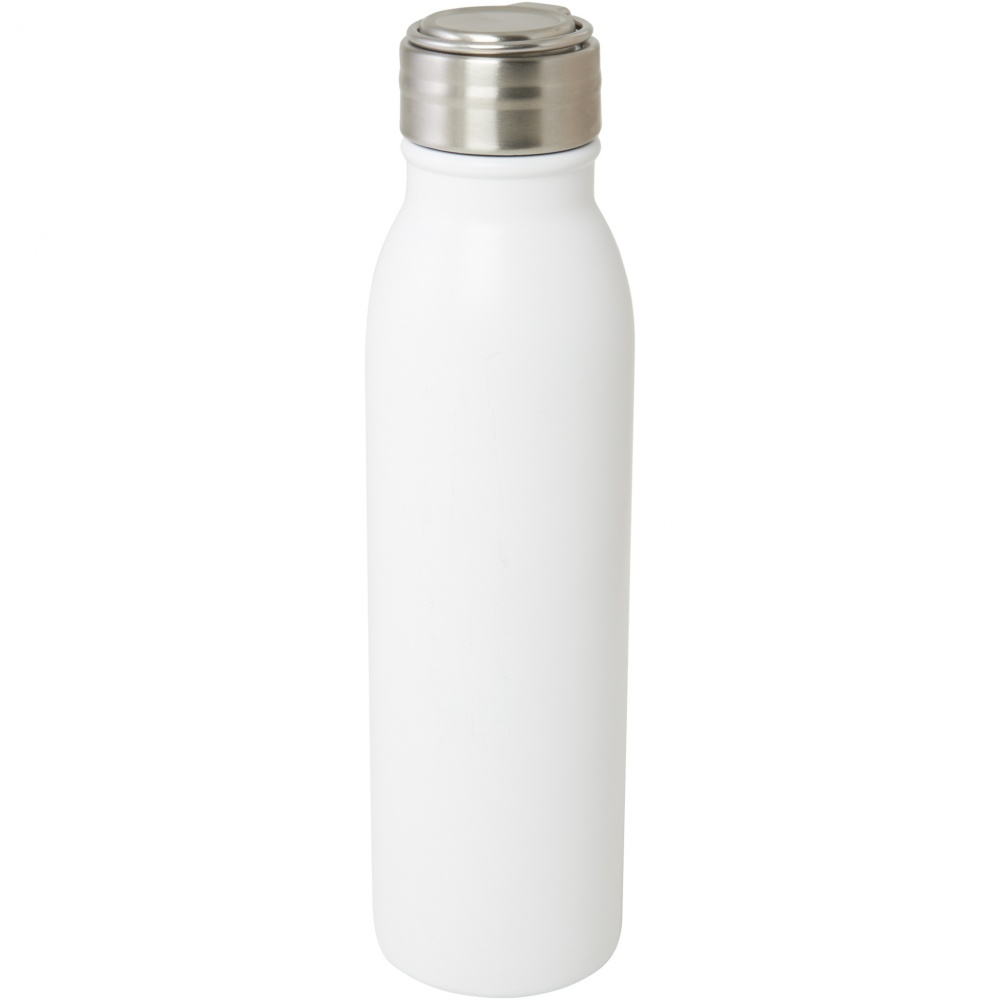 Logotrade Werbegeschenke das Foto: Harper 700 ml RCS-zertifizierte Sportflasche aus Edelstahl mit Metallschlaufe