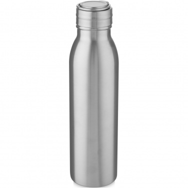 Logotrade Firmengeschenke das Foto: Harper 700 ml RCS-zertifizierte Sportflasche aus Edelstahl mit Metallschlaufe