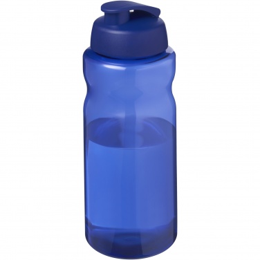 Logotrade Geschäftsgeschenke das Foto: H2O Active® Eco Big Base 1L Sportflasche mit Klappdeckel 