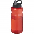 H2O Active® Eco Big Base 1L Sportflasche mit Ausgussdeckel , Rot / Tiefschwarz