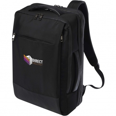 Logotrade Werbeartikel das Foto: Expedition Pro 35L, 17" GRS recycelter erweiterbarer Laptop-Rucksack