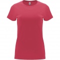 Capri T-Shirt für Damen, Chrysantheme Rot