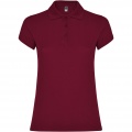 Star Poloshirt für Damen, Granat