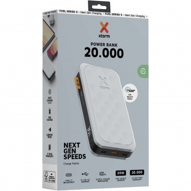 Logotrade Werbeartikel das Foto: Xtorm FS520 Fuel-Serie 20.000 mAh 35 W Powerbank