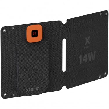 Logotrade Werbeartikel das Foto: Xtorm XR2S14 SolarBooster 14W faltbares Solarpanel