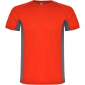 Shanghai Sport T-Shirt für Herren, Rot / Dunkelblei