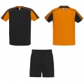 Juve Sport-Set Unisex , Orange / Tiefschwarz