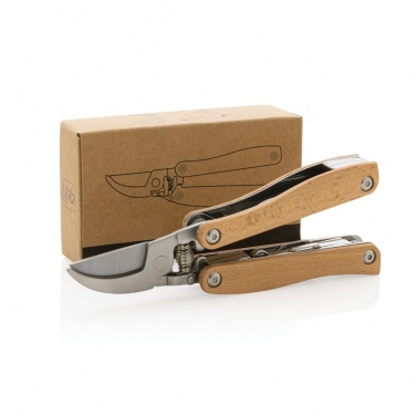 Logotrade Geschäftsgeschenke das Foto: Garten-Multitool aus Holz