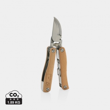 Logotrade Geschäftsgeschenke das Foto: Garten-Multitool aus Holz