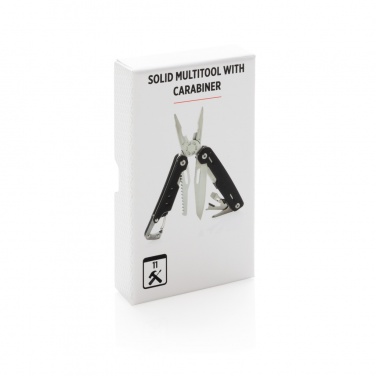 Logotrade Werbegeschenke das Foto: Solid Multitool mit Karabiner