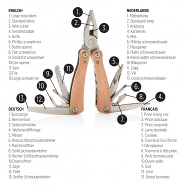 Logotrade werbemittel das Foto: Holz Multitool