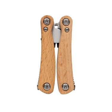 Logotrade Firmengeschenke das Foto: Holz Mini-Multitool